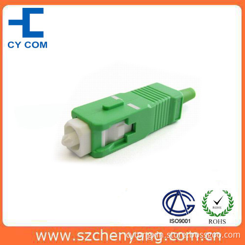 Sc / APC Fiber Optic Connector RoHS Standard Ceramic Ferrule